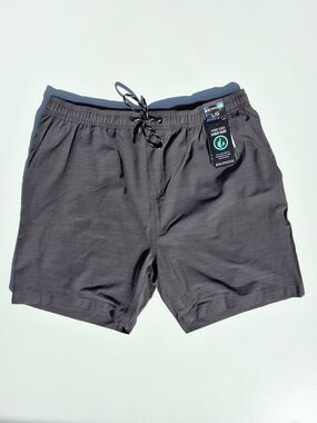 Burnside Hybrid Series Sunday Men's Shorts - Dark Gray (NWT)